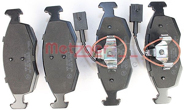 METZGER 1170202 Bremsbelagsatz, Scheibenbremse